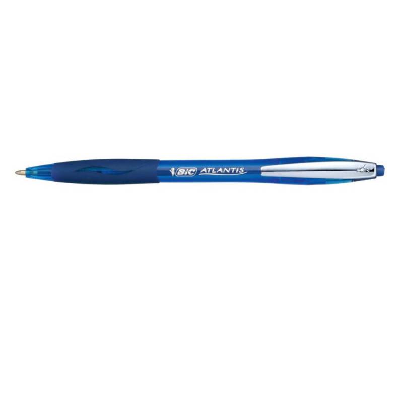 BIC Kugelschreiber Atlantis Soft, Sets Einzeln, Farbe blau von BIC