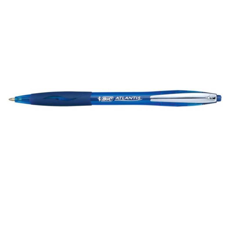 BIC Kugelschreiber Atlantis Soft, Sets Einzeln, Farbe blau von BIC