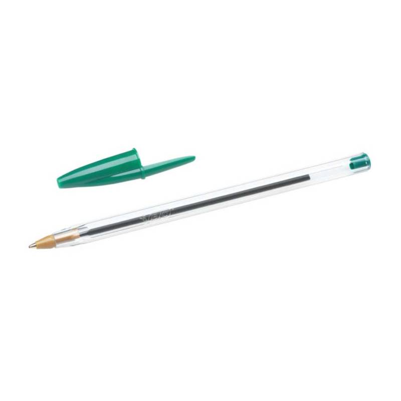 BIC Kugelschreiber Cristal, Sets Einzeln, Farbe grün von BIC