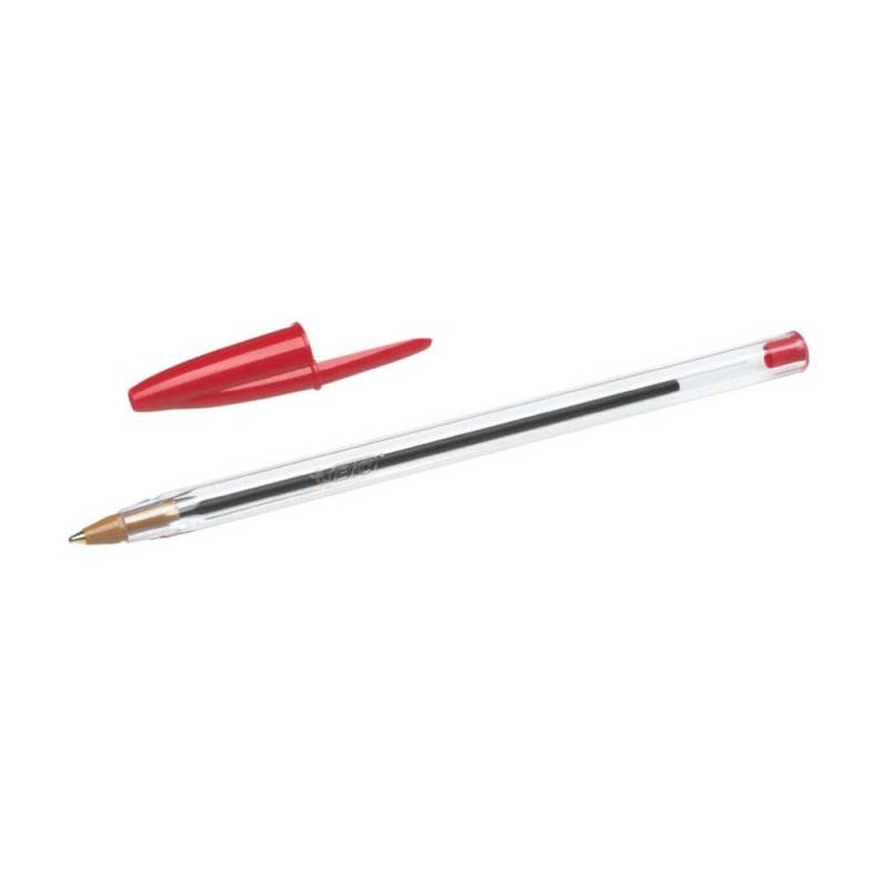BIC Kugelschreiber Cristal, Sets Einzeln, Farbe rot von BIC