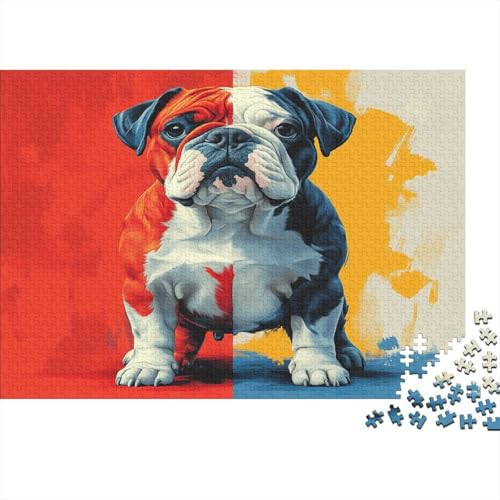 BULLHund Puzzle 1000 Teile Erwachsener Kniffel Spaß Für Die Ganze Familie - Abwechslungsreiche 1000 Puzzleteilige Motive Puzzlespiel Erwachsene, Puzzel 1000pcs (75x50cm) von BIDLEAHDV