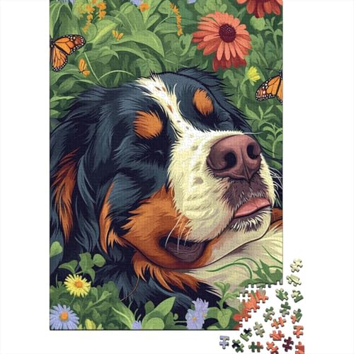 Bernhardiner Puzzle 1000-teilige Schwer Puzzle Spielzeug Lernspiel Impossible Herausforderung Spielzeug Für Erwachsene Und Kinder in Bewährter 1000pcs (75x50cm) von BIDLEAHDV