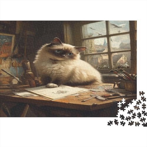 Birman Puzzlespiel 1000 Teile Erwachsene -Puzzle 1000 Stück Spiel Puzzles Für Erwachsene Kinder Puzzle Erwachsenen Puzzlespiel Puzzel 1000pcs (75x50cm) von BIDLEAHDV