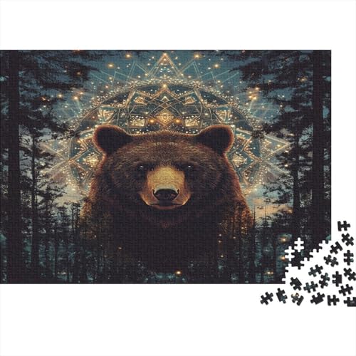 Brown Bär Puzzle 1000 Teile Puzzle Für Erwachsene Und Kinder Ab 14 Jahren Puzzel 1000pcs (75x50cm) von BIDLEAHDV