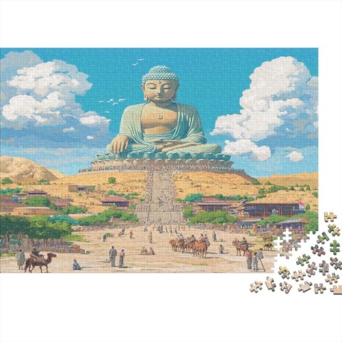 Buddha Puzzle 1000 Teile Puzzle Für Erwachsene Und Kinder Ab 14 Jahren,Puzzlespiel Erwachsenen Puzzlespiel Puzzel 1000pcs (75x50cm) von BIDLEAHDV