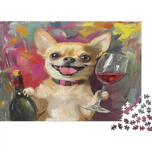 Chihuahua Puzzle 1000 Teile Puzzles Für Erwachsene Klassische Puzzles 1000 Teile Erwachsene Puzzlespiel Erwachsene 1000 Teile Erwachsenen Puzzlespiel Puzzel 1000pcs (75x50cm) von BIDLEAHDV