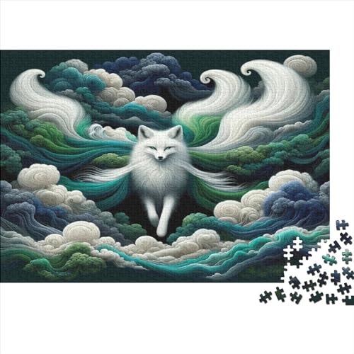 Colorful Fuchses Puzzle 1000 Teile Puzzles Für Erwachsene Lernspiel Herausforderungsspielzeug 1000-teilige Puzzlespiel Für Erwachsene Kinder Puzzel 1000pcs (75x50cm) von BIDLEAHDV