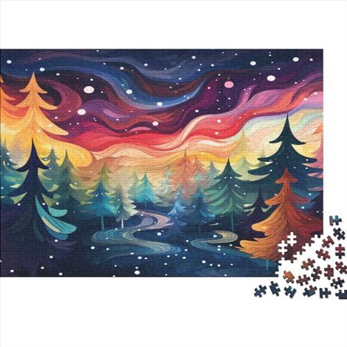 Colourful Weihnachtsbaum Puzzle 1000 Teile Erwachsener Kniffel Spaß Für Die Ganze Familie - Abwechslungsreiche 1000 Puzzleteilige Motive Puzzlespiel Erwachsene, Puzzel 1000pcs (75x50cm) von BIDLEAHDV