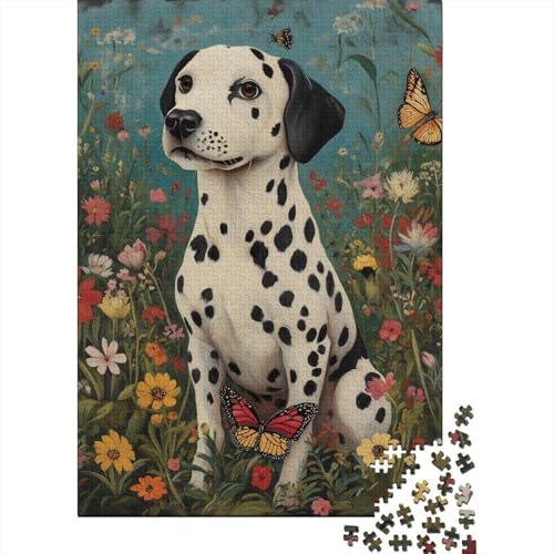 Dalmation Puzzles 1000 Teile Schwer Puzzle Spielzeug Lernspiel Impossible Herausforderungsspielzeug Für Erwachsene Und Kinder Ab 12 Jahren 1000pcs (75x50cm) von BIDLEAHDV
