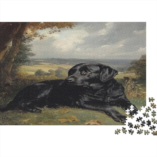 Der Labrador Retriever Puzzle 1000 Teile Puzzle Für Erwachsene Und Kinder Ab 14 Jahren Puzzel 1000pcs (75x50cm) von BIDLEAHDV