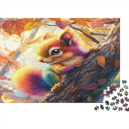 Eichhörnchen Puzzle 1000 Teile Puzzle Für Erwachsene Und Kinder Ab 14 Jahren Puzzel 1000pcs (75x50cm) von BIDLEAHDV