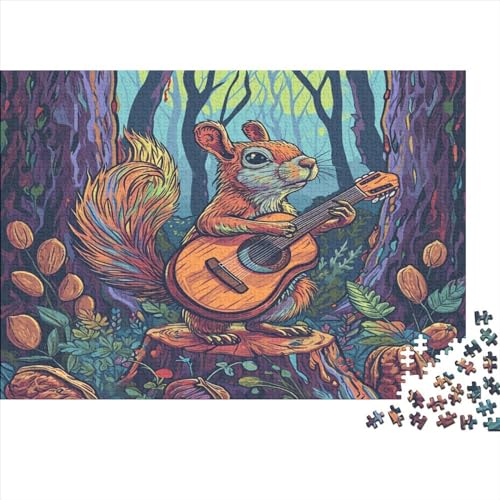 Eichhörnchen Puzzle 1000 Teile Puzzles Für Erwachsene Klassische Puzzles 1000 Teile Erwachsene Puzzlespiel Erwachsene 1000 Teile Erwachsenen Puzzlespiel Puzzel 1000pcs (75x50cm) von BIDLEAHDV