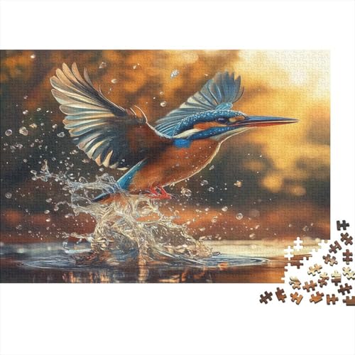 Eisvogel Puzzle 1000 Teile Puzzle Für Erwachsene Und Kinder Ab 14 Jahren Puzzel 1000pcs (75x50cm) von BIDLEAHDV