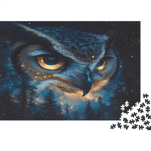 Eule Puzzle 1000 Teile Erwachsene, Puzzlespiel Jigsaw Puzzles Erwachsenen Puzzlespiel Puzzel 1000pcs (75x50cm) von BIDLEAHDV