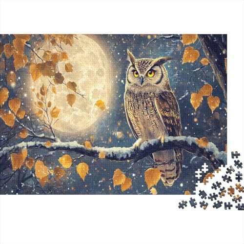 Eule Puzzle 1000 Teile Für Erwachsene Und Kinder Ab 14 Jahren Für Stressabbauer Puzzel 1000pcs (75x50cm) von BIDLEAHDV