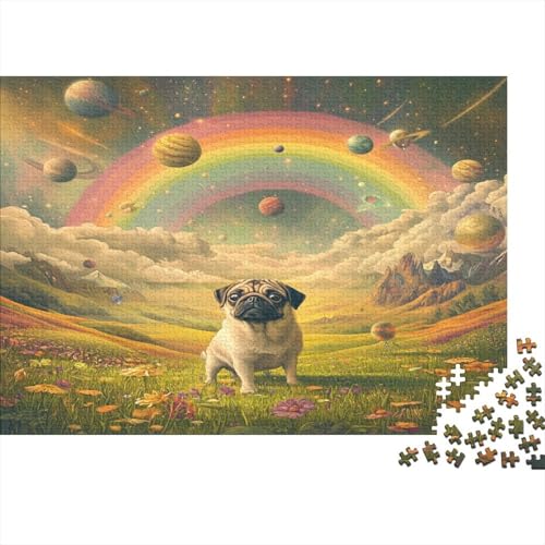 FRANZÖSISCHER BULLDONG Puzzle 1000 Teile Puzzles Für Erwachsene Klassische Puzzles 1000 Teile Erwachsene Puzzlespiel Erwachsene 1000 Teile Erwachsenen Puzzlespiel Puzzel 1000pcs (75x50cm) von BIDLEAHDV