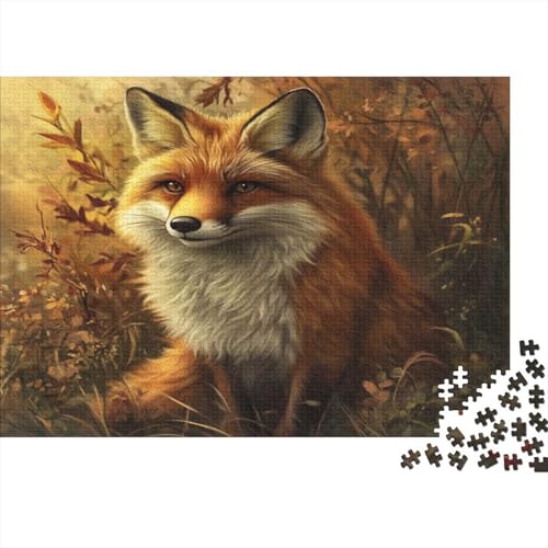 Fuchs Puzzle 1000 Teile Puzzle Für Erwachsene Und Kinder Ab 14 Jahren Puzzel 1000pcs (75x50cm) von BIDLEAHDV