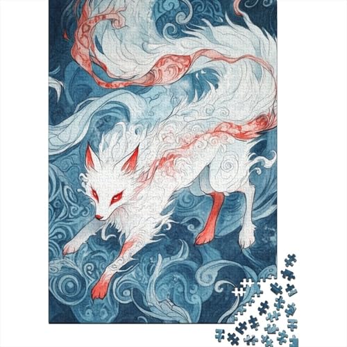 Fuchs Puzzles 1000 Teile Schwer Puzzle Spielzeug Pädagogisches Spiel Impossible Herausforderungsspielzeug Für Erwachsene Und Kinder Ab 12 Jahren 1000pcs (75x50cm) von BIDLEAHDV
