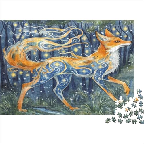 Fuchs Puzzlespiel 1000 Teile Erwachsene -Puzzle 1000 Stück Spiel Puzzles Für Erwachsene Kinder Puzzle Erwachsenen Puzzlespiel Puzzel 1000pcs (75x50cm) von BIDLEAHDV
