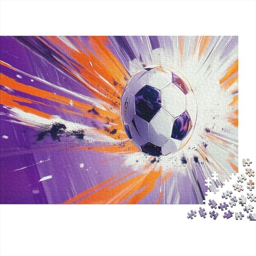 Fußball Puzzle 1000 Teile Für Erwachsene Und Kinder Ab 14 Jahren Für Stressabbauer Puzzel 1000pcs (75x50cm) von BIDLEAHDV