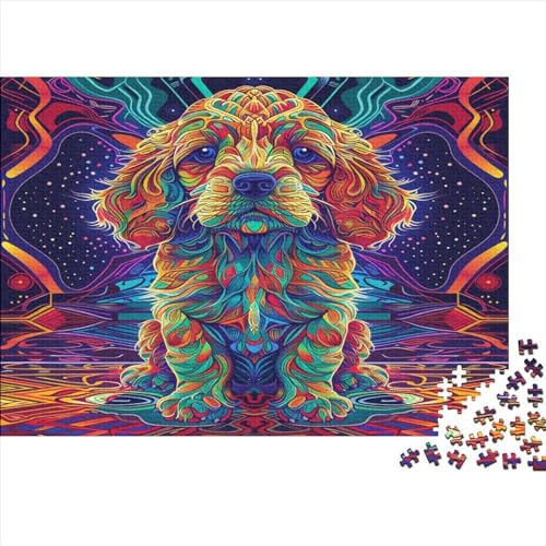 Hund Puzzle 1000 Teile Erwachsene Puzzles Für Erwachsene Klassische Puzzles 1000 Teile Erwachsene Puzzlespiel Schwer Pädagogisches Spielzeug Erwachsene Kinder Puzzel 1000pcs (75x50cm) von BIDLEAHDV
