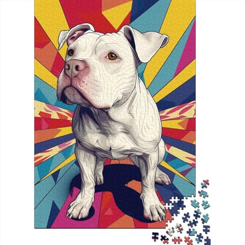 Hund Puzzle 1000-teilige Schwer Puzzle Spielzeug Pädagogisches Spiel Impossible Herausforderungsspielzeug Für Erwachsene Kinder 1000pcs (75x50cm) von BIDLEAHDV