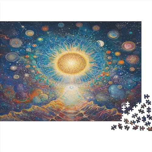 Kosmische Galaxie Puzzle 1000 Teile Puzzle Für Erwachsene Und Kinder Ab 14 Jahren Puzzel 1000pcs (75x50cm) von BIDLEAHDV