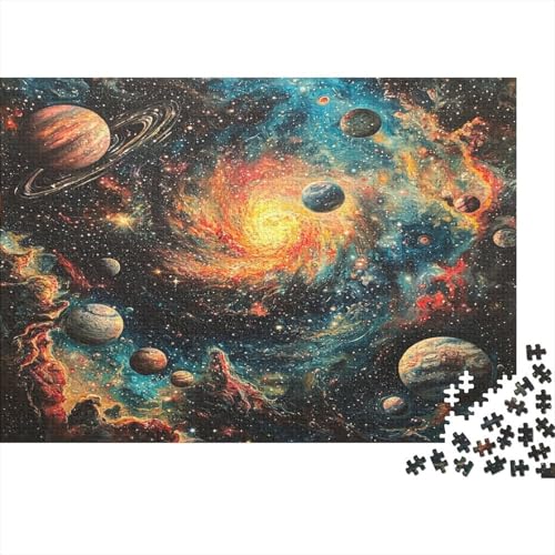 Kosmische Galaxie Puzzlespiel 1000 Teile Erwachsene -Puzzle 1000 Stück Spiel Puzzles Für Erwachsene Kinder Puzzle Erwachsenen Puzzlespiel Puzzel 1000pcs (75x50cm) von BIDLEAHDV