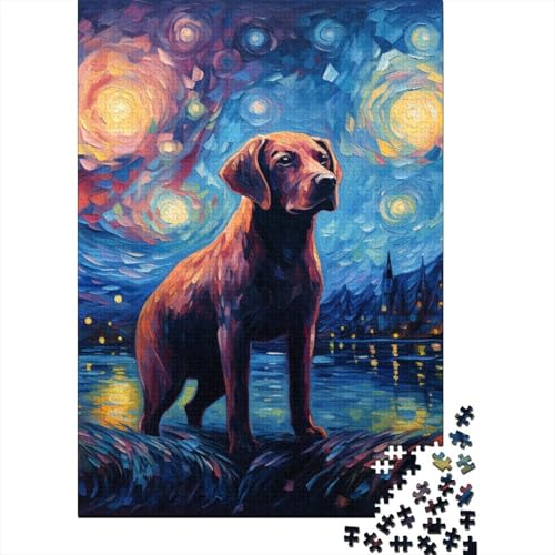 Labrador Bilder Puzzle 1000-teilige Schwer Puzzle Spielzeug Lernspiel Impossible Herausforderung Spielzeug Für Erwachsene Und Kinder Ab 12 Jahren 1000pcs (75x50cm) von BIDLEAHDV
