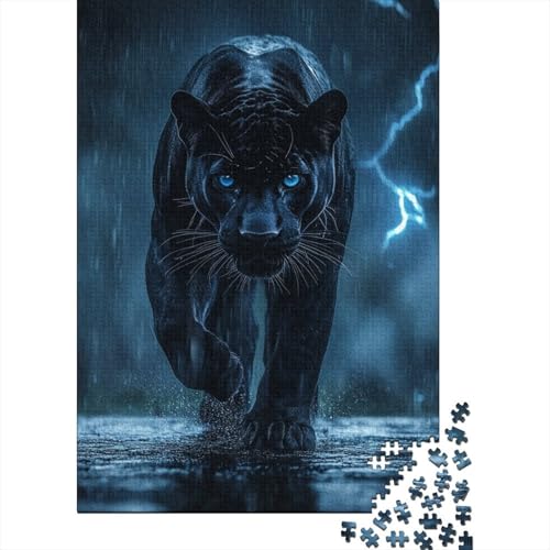 Leopard Puzzles 1000 Teile Schwer Puzzle Spielzeug Lernspiel Impossible Herausforderungsspielzeug Für Erwachsene Und Kinder Ab 14 Jahren 1000pcs (75x50cm) von BIDLEAHDV
