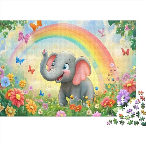 Little Elefant Puzzle 1000 Teile Puzzle Für Erwachsene Und Kinder Ab 14 Jahren Puzzel 1000pcs (75x50cm) von BIDLEAHDV