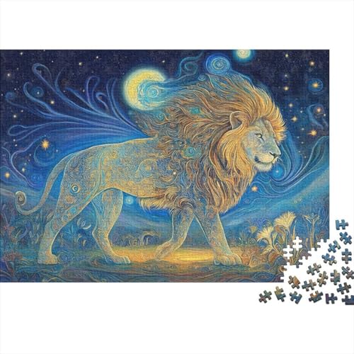 Löwe Puzzle 1000 Teile Puzzle Für Erwachsene Und Kinder Ab 14 Jahren,Puzzlespiel Erwachsenen Puzzlespiel Puzzel 1000pcs (75x50cm) von BIDLEAHDV