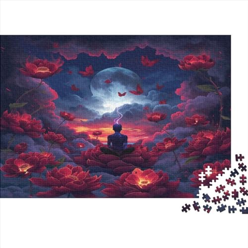 Lotus Puzzle 1000 Teile Puzzles Für Erwachsene Klassische Puzzles 1000 Teile Erwachsene Puzzlespiel Erwachsene 1000 Teile Erwachsenen Puzzlespiel Puzzel 1000pcs (75x50cm) von BIDLEAHDV