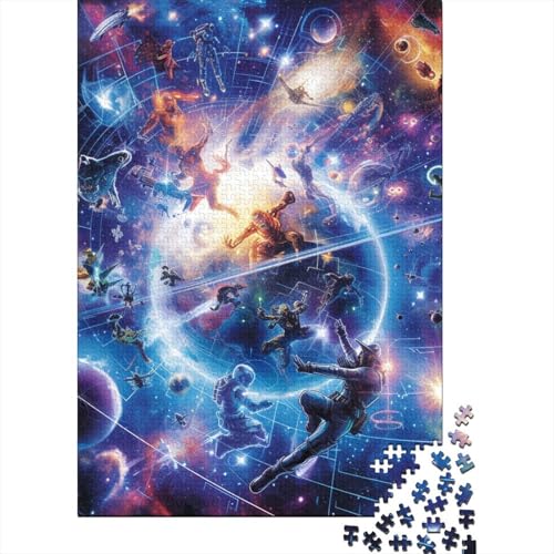 Milchstraße Galaxie Puzzle 1000 Teile Schwer Puzzle Spielzeug Pädagogisches Spiel Impossible Herausforderungsspielzeug Für Erwachsene Und Kinder in Bewährter 1000pcs (75x50cm) von BIDLEAHDV