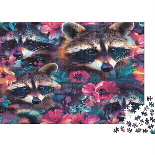 Niedliche Tiere Puzzle 1000 Teile Puzzle Für Erwachsene Und Kinder Ab 14 Jahren Puzzel 1000pcs (75x50cm) von BIDLEAHDV
