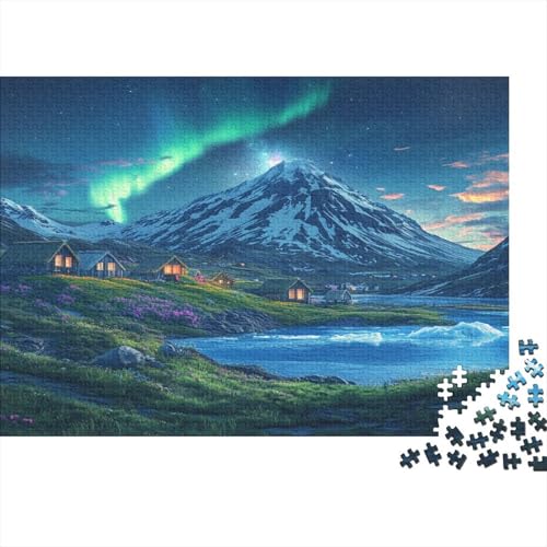 Nordlichter Puzzle 1000 Teile Puzzle Für Erwachsene Und Kinder Ab 14 Jahren Puzzel 1000pcs (75x50cm) von BIDLEAHDV
