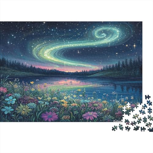 Nordlichter Puzzlespiel 1000 Teile Puzzle Für Erwachsene Und Kinder Ab 14 Jahren, Erwachsenen Puzzlespiel Puzzel 1000pcs (75x50cm) von BIDLEAHDV