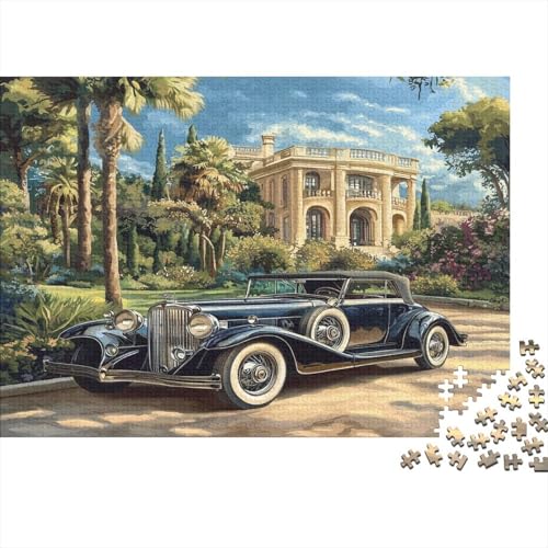 Old Style Sedan Puzzlespiel 1000 Teile Erwachsene -Puzzle 1000 Stück Spiel Puzzles Für Erwachsene Kinder Puzzle Erwachsenen Puzzlespiel Puzzel 1000pcs (75x50cm) von BIDLEAHDV