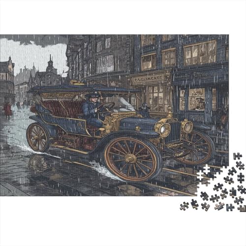 Old Style Sedan Puzzlespiel 1000 Teile Für Erwachsene, Einzigartige Kunstwerke Und Vorlage - Geburtstagsgeschenk - Spaßige Puzzles Mit Überraschung Von Puzzle in A Bag Puzzel 1000pcs (75x50cm) von BIDLEAHDV