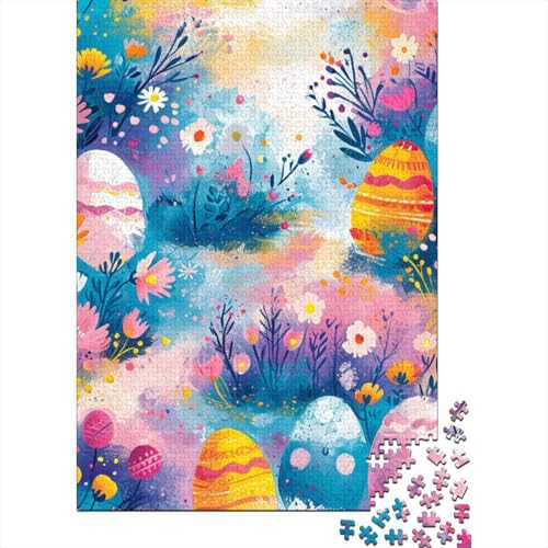Osterei Puzzles 1000 Teile Schwer Puzzle Spielzeug Lernspiel Impossible Herausforderungsspielzeug Für Erwachsene Und Kinder Ab 12 Jahren 1000pcs (75x50cm) von BIDLEAHDV