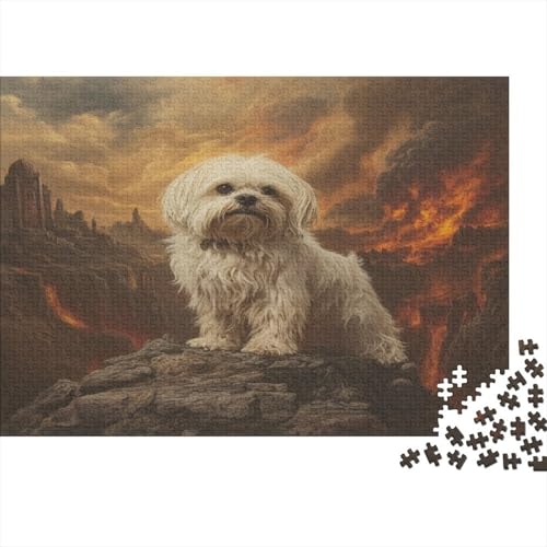 Pekinesisch 1000 Stück Puzzles Für Erwachsene Teenager Stress Abbauen Familien-Puzzlespiel 1000-teiliges Puzzle Kinder Lernspiel Spielzeug Geschenk Puzzel 1000pcs (75x50cm) von BIDLEAHDV