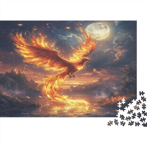 Phoenix Puzzle 1000 Teile Für Erwachsene Und Kinder Ab 14 Jahren Für Stressabbauer Puzzel 1000pcs (75x50cm) von BIDLEAHDV