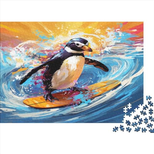 Pinguine 1000 Teile Puzzle Für Erwachsene, Hochwertige Recycelbare MateriAußerirdische Und Druck Puzzlespiel, Familienspiel, Geschenk Für Liebhaber Oder Freunde Puzzel 1000pcs (75x50cm) von BIDLEAHDV