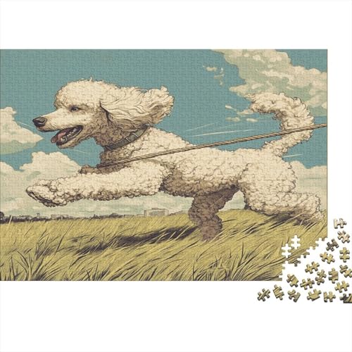 Pudel Puzzle 1000 Teile Erwachsener Kniffel Spaß Für Die Ganze Familie - Abwechslungsreiche 1000 Puzzleteilige Motive Puzzle Erwachsene, Puzzel 1000pcs (75x50cm) von BIDLEAHDV