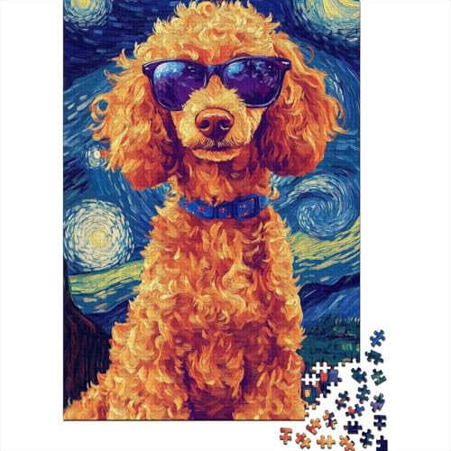 Pudel Puzzle 1000 Teile Schwer Puzzle Spielzeug Lernspiel Impossible Herausforderungsspielzeug Für Erwachsene Und Kinder Ab 12 Jahren 1000pcs (75x50cm) von BIDLEAHDV