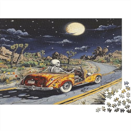 Schädel Puzzlespiel 1000 Teile Erwachsene -Puzzle 1000 Stück Spiel Puzzles Für Erwachsene Kinder Puzzle Erwachsenen Puzzlespiel Puzzel 1000pcs (75x50cm) von BIDLEAHDV
