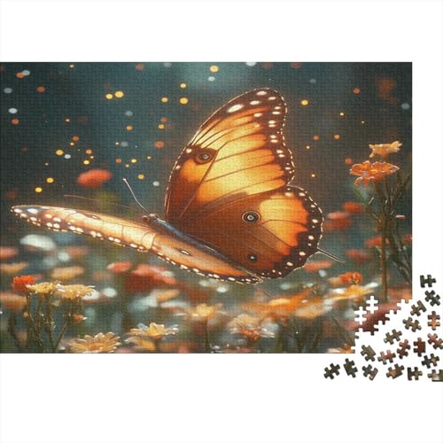 Schmetterling Puzzlespiel 1000 Teile Puzzle Für Erwachsene Und Kinder Ab 14 Jahren, Puzzle-Motiv Erwachsenen Puzzlespiel Puzzel 1000pcs (75x50cm) von BIDLEAHDV