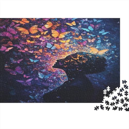 Schmetterling Puzzlespiel 1000 Teile Puzzle Für Erwachsene Und Kinder Ab 14 Jahren, Puzzle-Motiv Erwachsenen Puzzlespiel Puzzel 1000pcs (75x50cm) von BIDLEAHDV