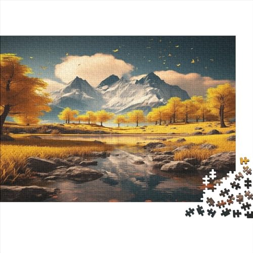Seen Puzzle 1000 Teile Erwachsener Kniffel Spaß Für Die Ganze Familie - Abwechslungsreiche 1000 Puzzleteilige Motive Puzzle Erwachsene, Puzzel 1000pcs (75x50cm) von BIDLEAHDV