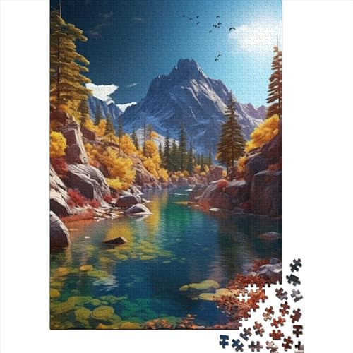 Seen Puzzle 1000-teilige Schwer Puzzle Spielzeug Lernspiel Impossible Herausforderungsspielzeug Für Erwachsene Und Kinder Ab 12 Jahren 1000pcs (75x50cm) von BIDLEAHDV